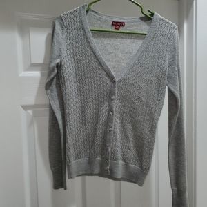 Merona XS button up sweater